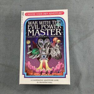 Cooperative Game Z-Man Choose Your Own Adventure War with the Evil Power Master